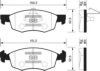 FI.BA FBP1198 Brake Pad Set, disc brake